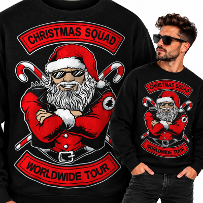 BLUZA ŚWIĄTECZNA  CHRISTMAS SQUAD